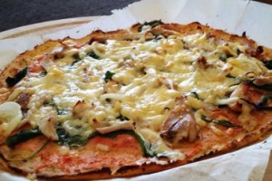 Pizza with Cauliflower Crust 400x247