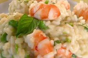 chicken and prawn risotts